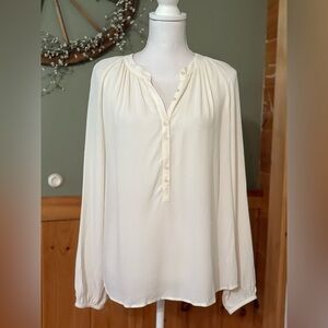J. Crew Button-Up Blouse size M